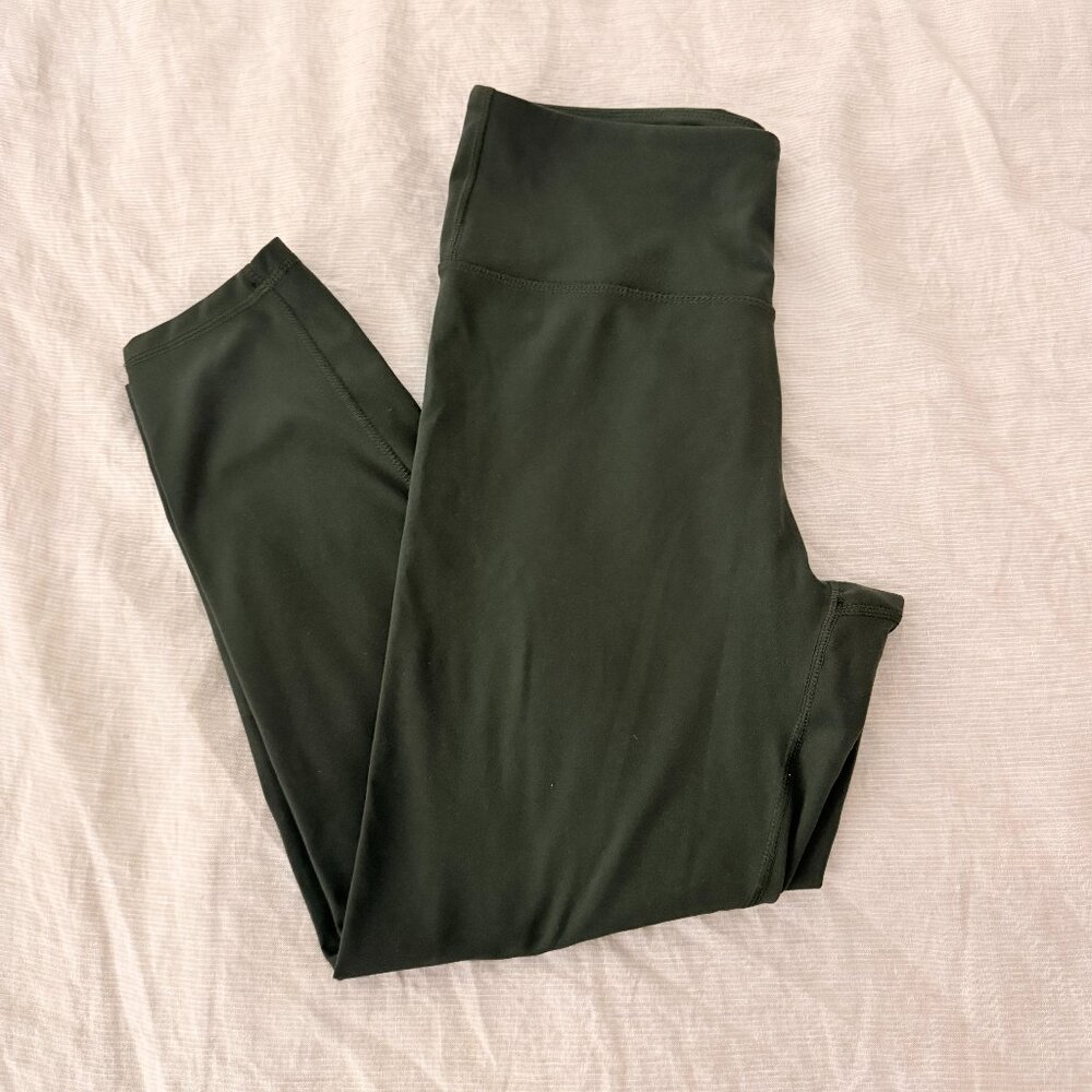 Marika High-Waisted Performance Leggings – Olive Green – Size XL